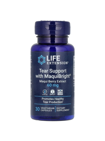 Life Extension, Tear Support with MaquiBright, 60 mg, 30 Kapseln