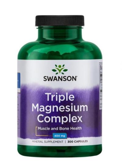 SWANSON TRIPLE MAGNESIUM KOMPLEX 400 MG 300 KAPSELN