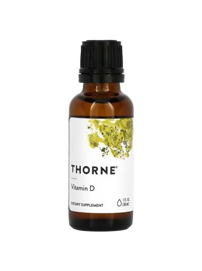 Thorne Research, Vitamin D Liquid 1.000 IU, 30 ml