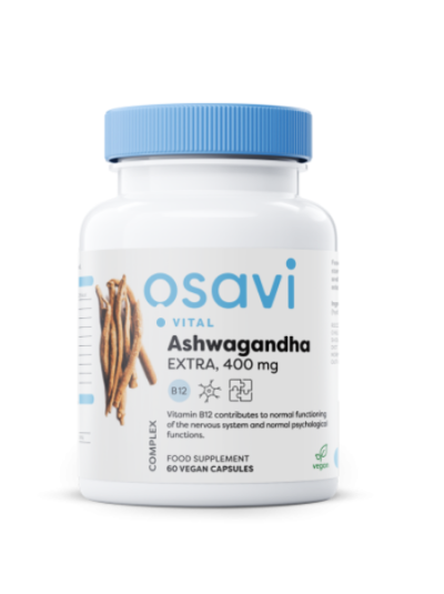 Osavi Ashwagandha EXTRAKT, 400 mg - 60 vegane Kapseln