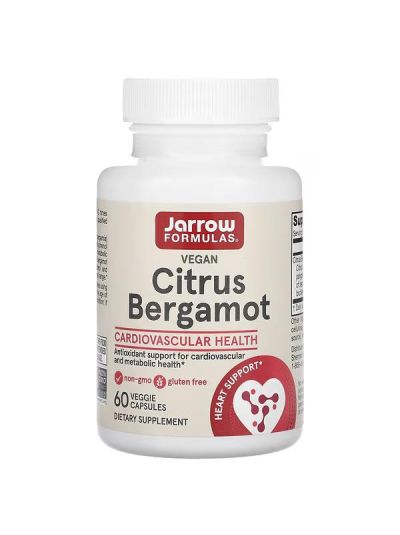 Jarrow Formulas Citrus Bergamot, 60 Veggie Caps