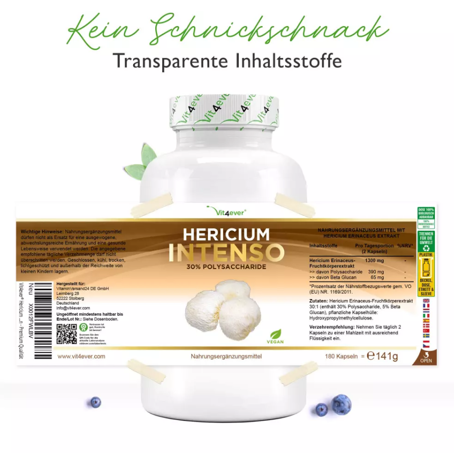 Hericium Gheos 90 Capsule 540mg - Foto 2