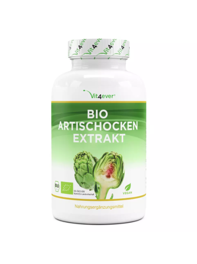 Vit4ever Bio Artischocken Extrakt - 2,5% Cynarin, 240 Kapseln