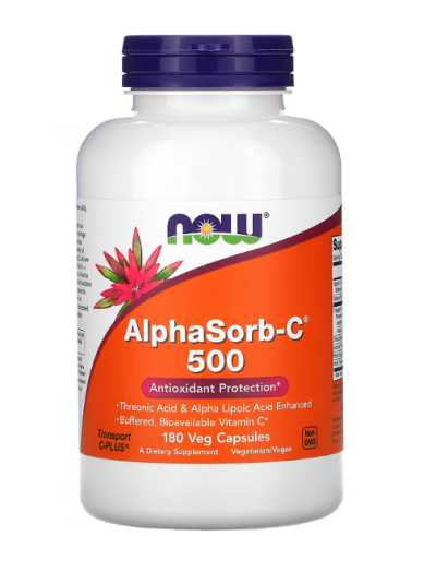 Now Foods AlphaSorb-C 500, 180 pflanzliche Kapseln