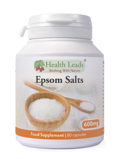 HEALTH LEADS EPSOM SALZE (BITTERSALZ) 600 mg 80 KApseln