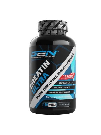German Elite Nutrition Creatin Ultra Caps, 100% Pure, 180 Kapseln