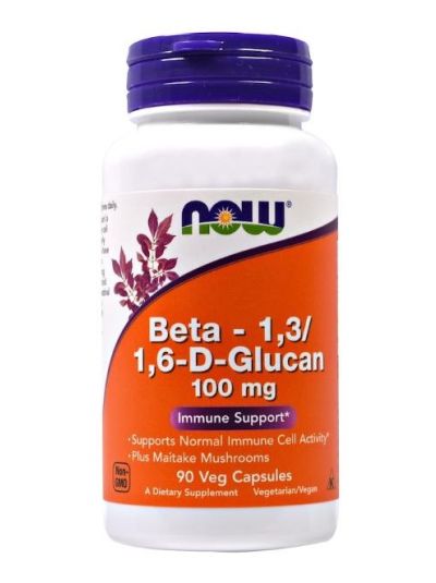 NOW FOODS BETA-1,3/1,6-D-GLUCAN 100 MG 90 VEGANE KAPSELN