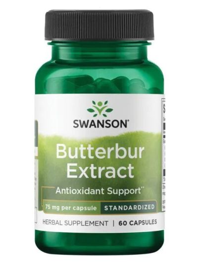 Swanson Butterbur-Extrakt (Pestwurz) 60 Kapseln