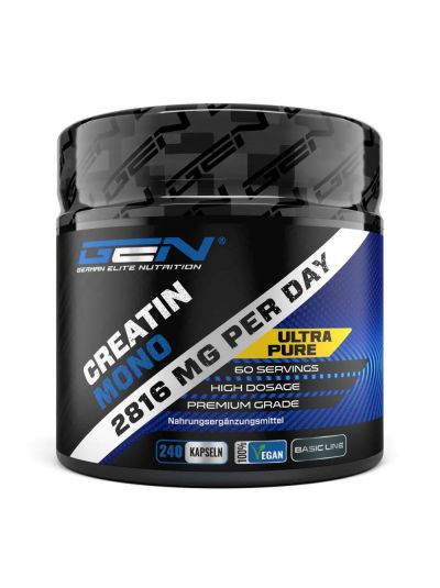 German Elite Nutrition Creatin Mono - 240 Kapseln