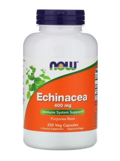 Now Foods Echinacea 400 mg, 250 vegetarische Kapseln