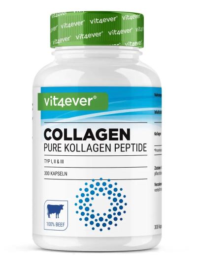 Vit4ever Kollagen Peptide, 300 Kapseln