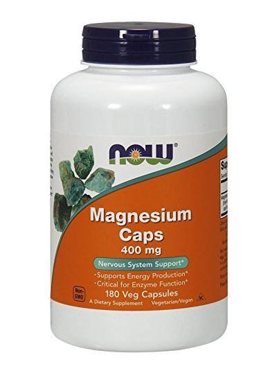 Now Foods Magnesium 400 mg 180 Kapseln