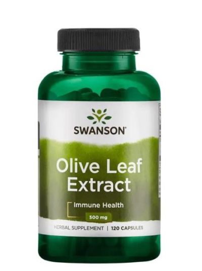 SWANSON OLIVENBLATT-EXTRAKT (STAND. AUF 20% OLEUROPEIN) 500 MG 120 KAPS
