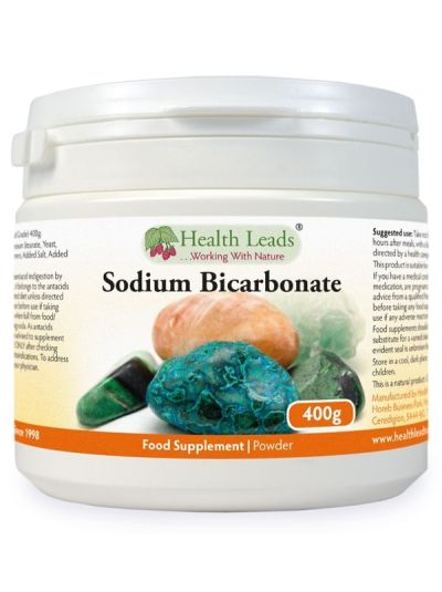 Health Leads Natriumbicarbonatpulver Soda (Lebensmittelqualität) 400g