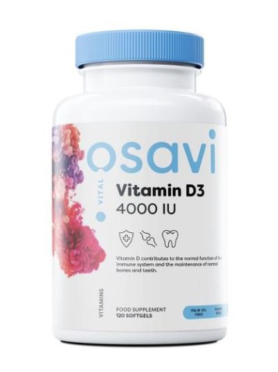 Osavi Vitamin D3 - 4000IU - 120 softgels