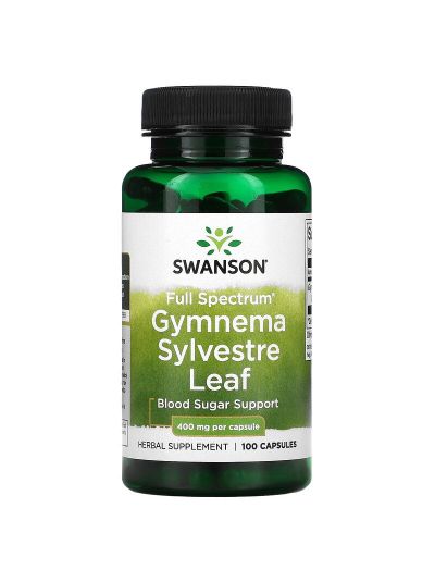 Swanson Blätter aus Gymnema Sylvestre 400 mg 100 Kapseln