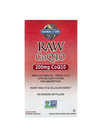 Garden of Life, RAW CoQ10, 60 Vegan Capsules