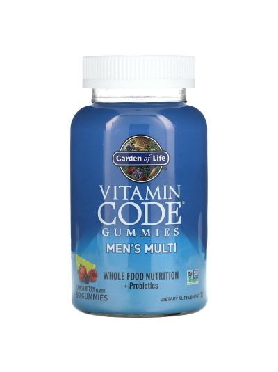 Garden of Life, Vitamin Code Gummies, Men's Multi, Lemon Berry, 90 Gummies