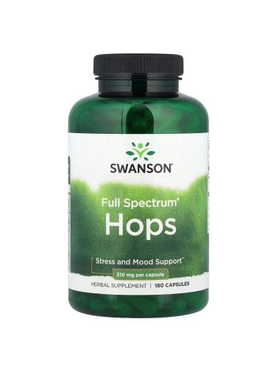 Swanson, Full Spectrum® Hops, Hopfen, 310 mg, 180 Kapseln