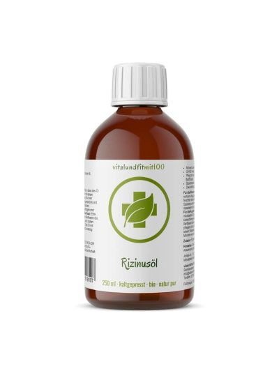 Vitalundfitmit100 Bio Rizinusöl kaltgepresst 250 ml