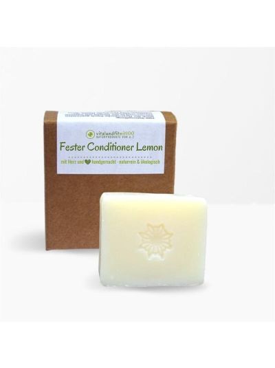 Vitalundfitmit100 Fester Conditioner Lemon 50 g