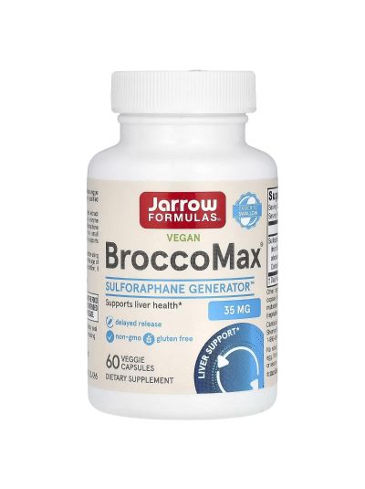 Jarrow Formulas BroccoMax Brokkoli aktivierte Myrosinase 60 vegetarische Kapseln