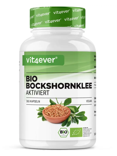 Vit4ever Bio Bockshornklee Aktiviert - 365 Kapseln