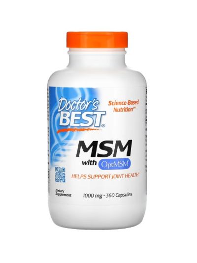 Doctor's Best MSM mit OptiMSM, 1.000 mg, 360 Kapseln