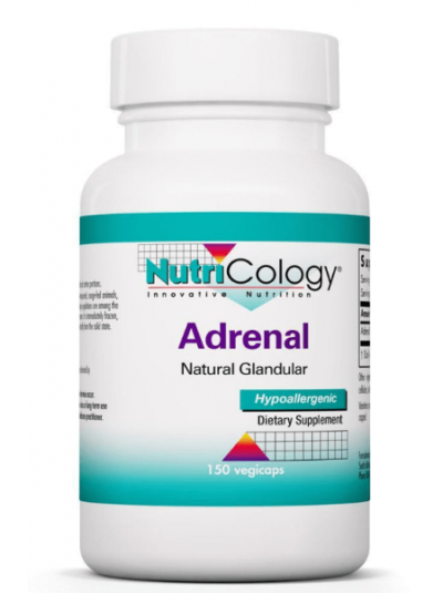 Nutricology, Adrenal, Natural Glandular, 150 vegetarische Kapseln