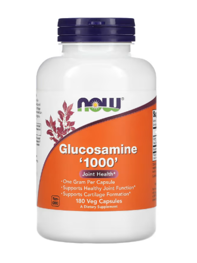NOW Foods Glucosamin 1000 mg 180 vegetarische Kapseln