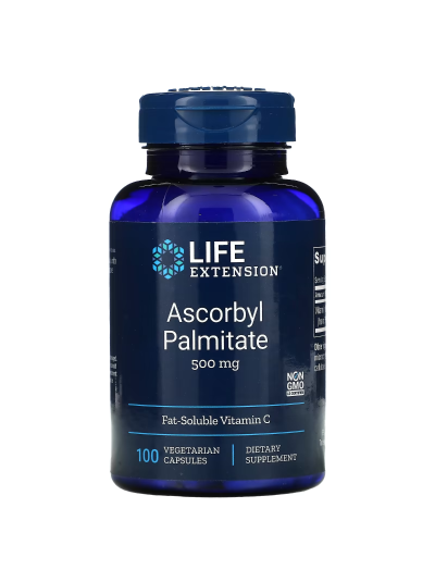 Life Extension, Ascorbyl Palmitate, 500 mg, 100 pflanzliche Kapseln