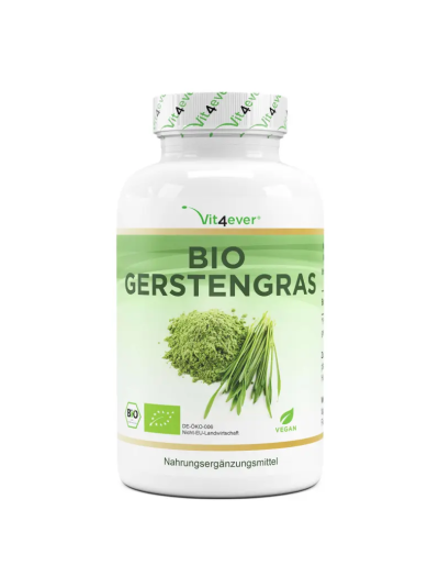 Vit4ever Bio Gerstengras  365 vegane Kapseln