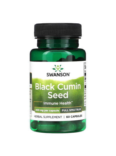 Swanson, Black Cumin Seed, Full Spectrum, 400 mg, 60 Capsules