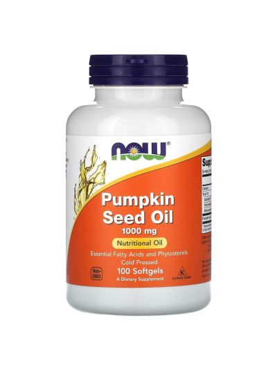NOW Foods, Pumpkin Seed Oil, 1,000 mg, 100 Softgels 