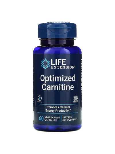 Life Extension, Optimized Carnitine, 60 Vegetarian Capsules