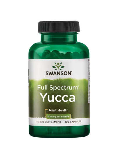 Swanson Premium - Vollspektrum Yucca 500g, 100 Kapseln