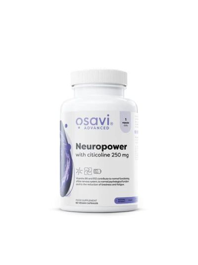 Osavi Neuropower mit Citicolin 250 mg – 60 vegane Kapseln