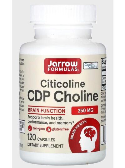 Jarrow Formulas Citicoline CDP Choline 250 mg 120 Kapseln
