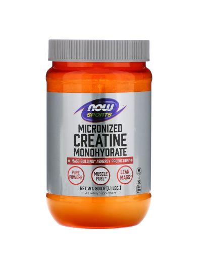 NOW Foods, Sports, Micronized Creatine Monohydrate, 500 g