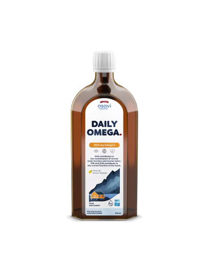 Osavi Daily Omega 1600 mg Omega 3, natural lemon flavour - 500 ml
