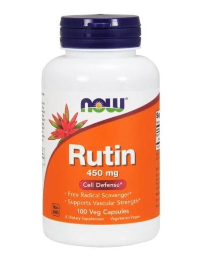 Now Foods Rutin 450 mg, 100 Veg Kapseln