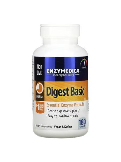 Enzymedica, Digest Basic, Essential Enzyme Formula, 180 Capsules