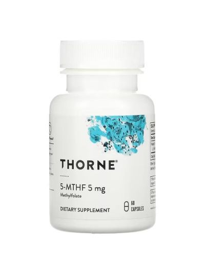 Thorne Research, 5-MTHF, 5 mg, 60 Capsules