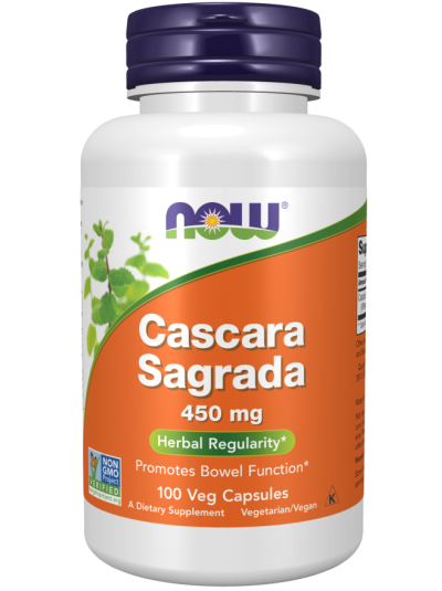 Now Foods Cascara Sagrada, 450 mg, 250 vegetarische Kapseln