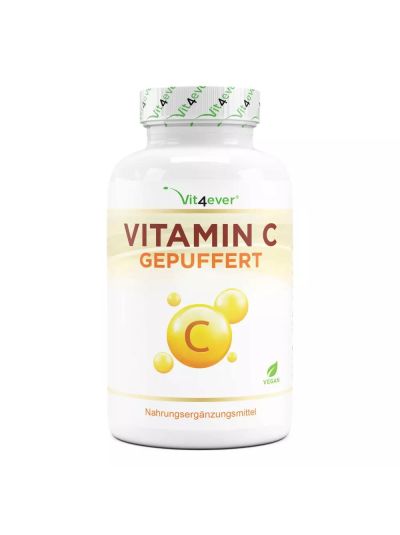 Vit4ever Vitamin C - Gepuffert - 365 Kapseln