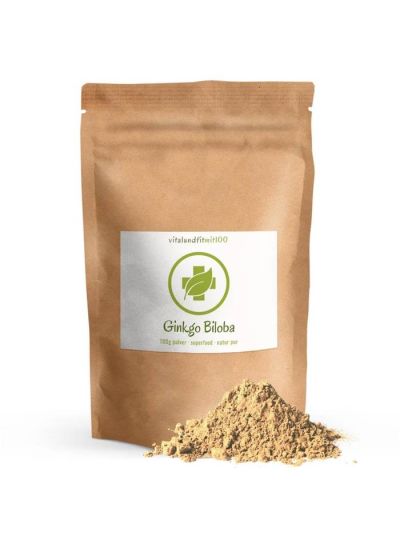 Vitalundfitmit100 Ginkgo Biloba Pulver 100 g
