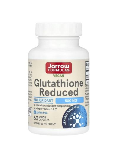 Jarrow Formulas Glutathione Reduced 500 mg 60 Kapseln