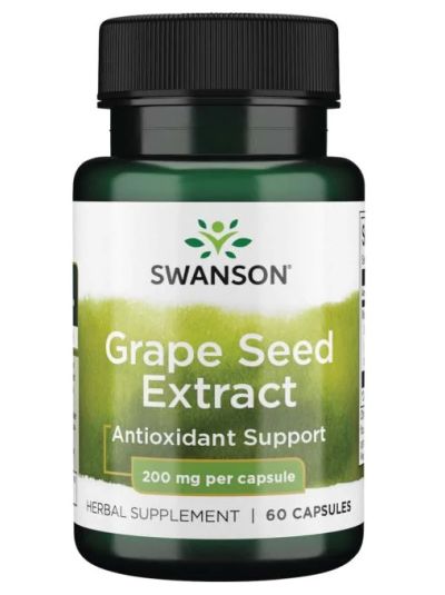 Swanson Superior Herbs- Grape Seed Extract 200 mg 60 Kapsel