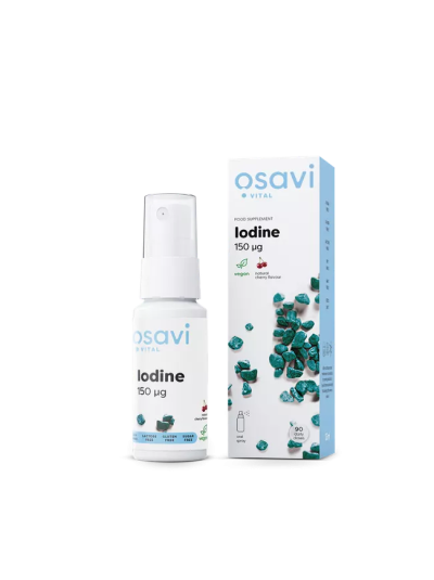 Osavi Iodine Oral Spray, 150mcg (Cherry) - 26 ml.