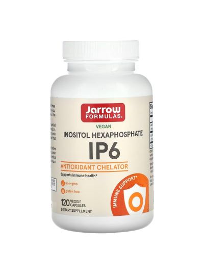 Jarrow Formulas IP6 Inosithexaphosphat 500 mg 120 pflanzliche Kapseln